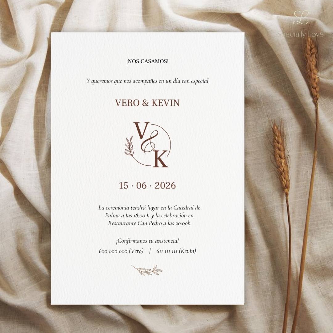Printable Wedding Invitations simple
